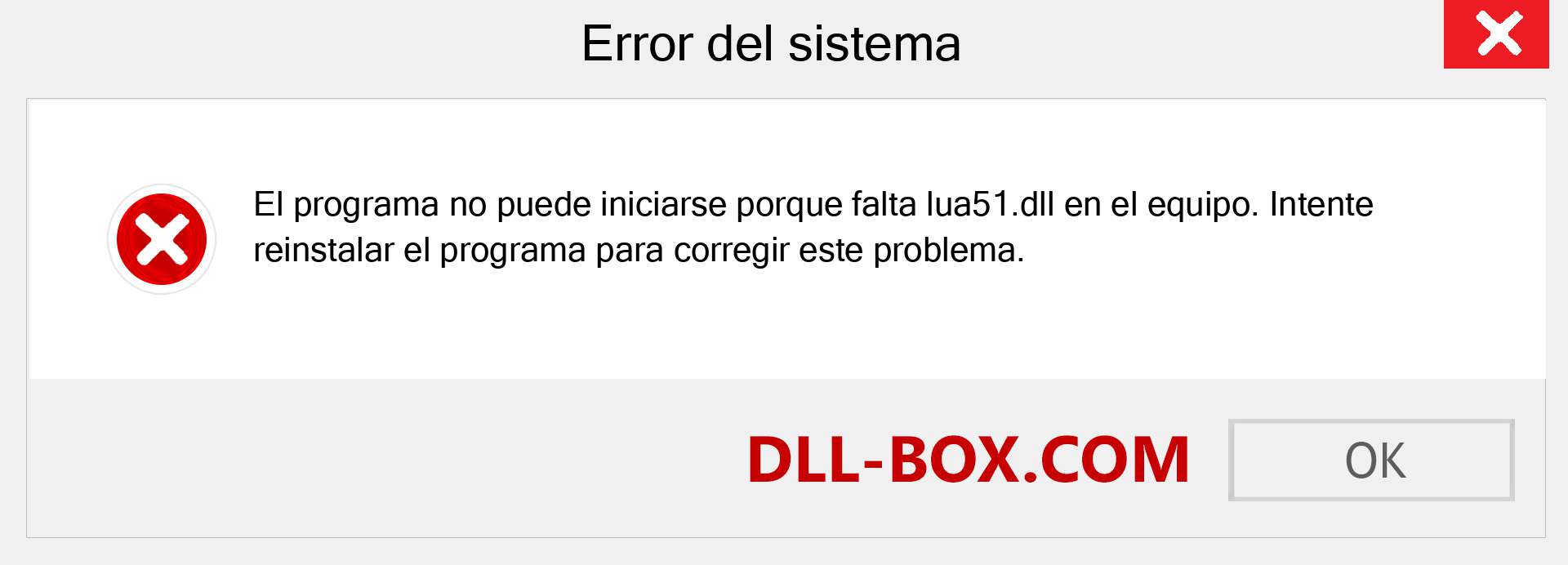 ¿Falta el archivo lua51.dll ?. Descargar para Windows 7, 8, 10 - Corregir lua51 dll Missing Error en Windows, fotos, imágenes